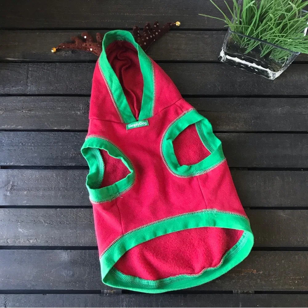 Simply Dog Hoodie Christmas Reindeer for Hire